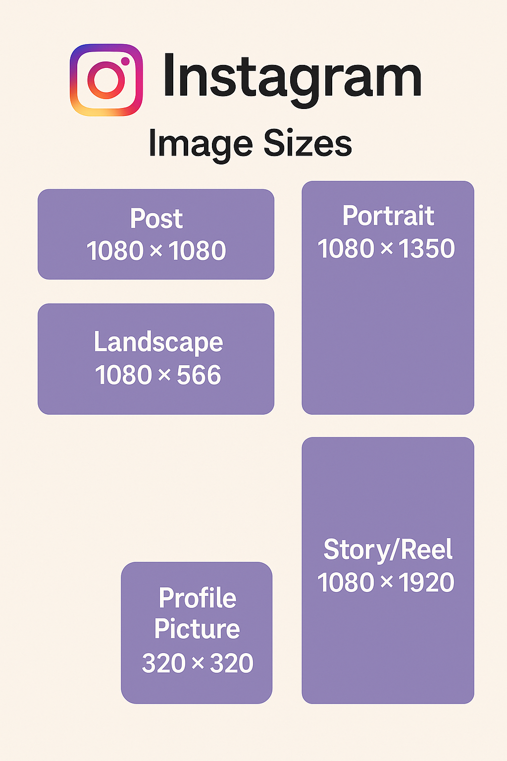 Instagram image size guide 2025